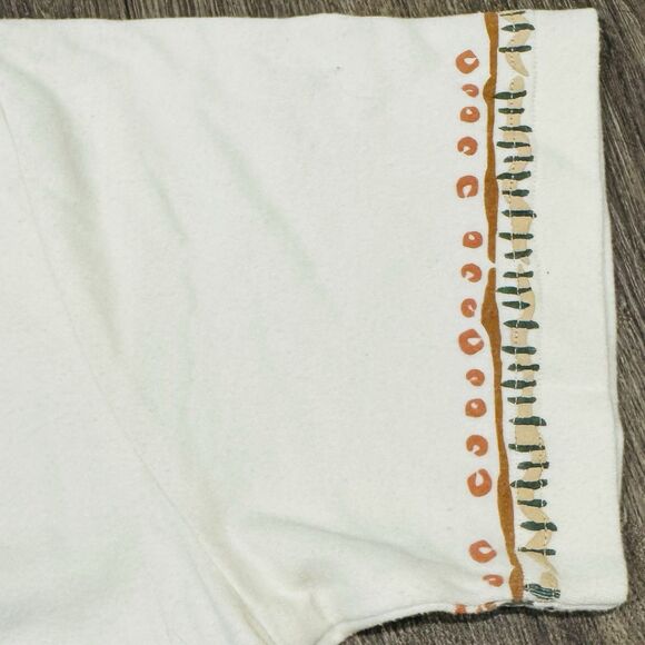 Vintage Teddi T Shirt Women’s Embroidered Short Sleeve Top Embellished Buttons - Picture 8 of 9